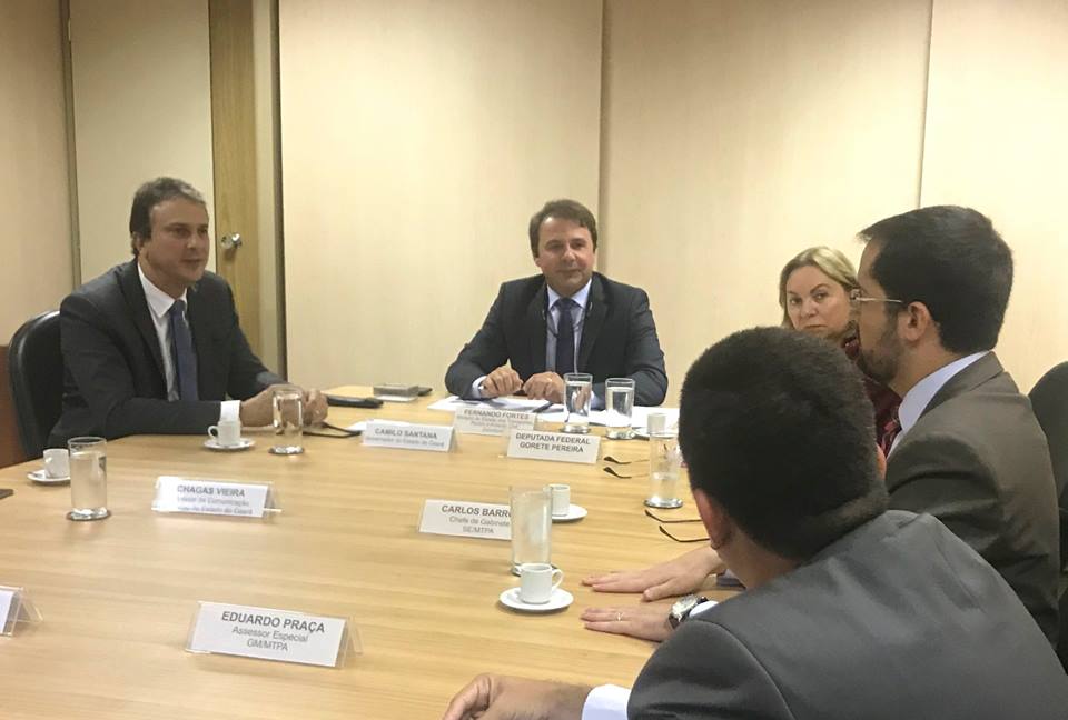 Integração dos portos: Em reunião no Ministério dos Transportes, governador garante duplicação da BR-222