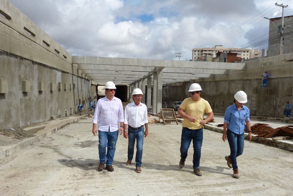 Secretário Lucio Gomes acompanha obras em Fortaleza e Região Metropolitana