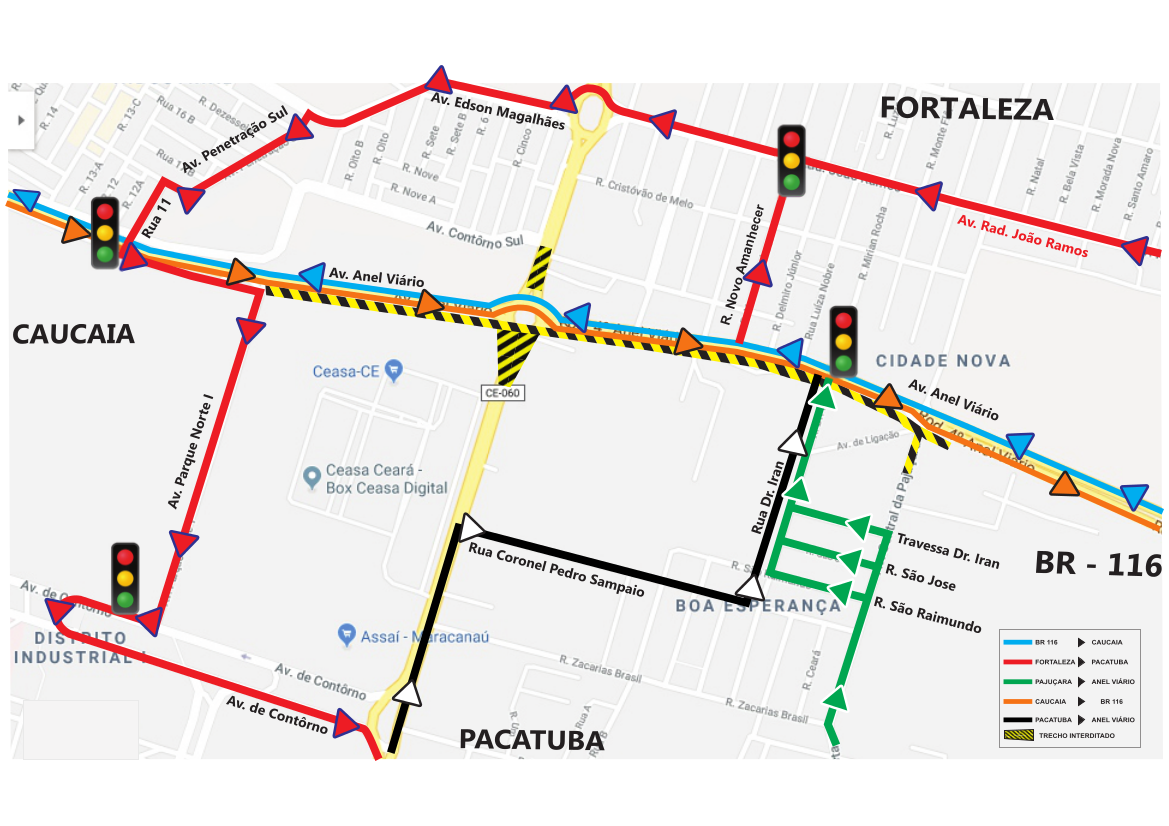 Acessos do bairro Pajuçara serão modificados para obras do Anel Viário