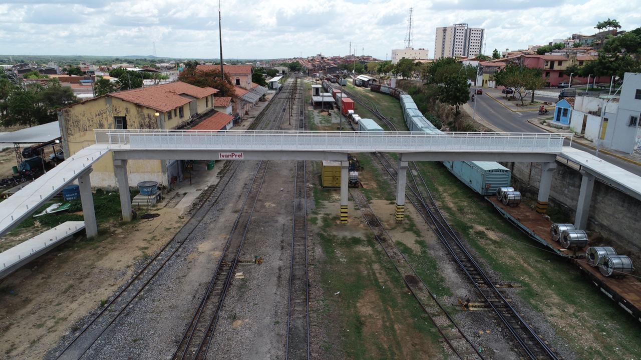 Passarela de Sobral está em fase de conclusão