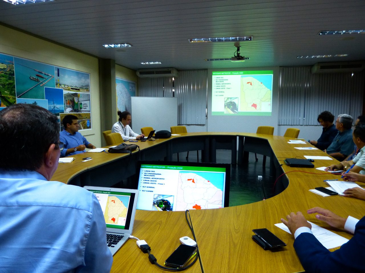 Seinfra discute concessão do sistema metroviário
