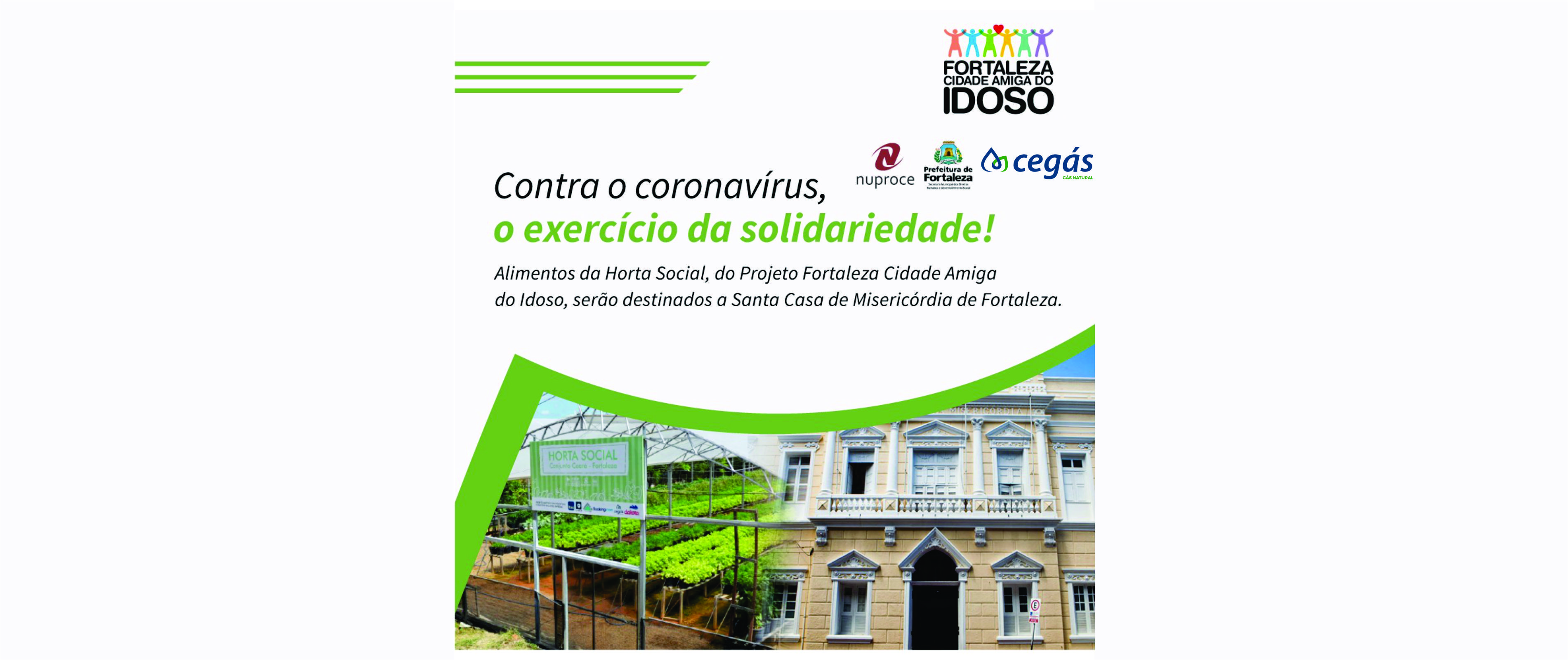 Projeto parceiro da CEGÁS doa alimentos para idosos em ação contra o Covid-19