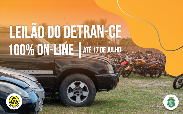 DETRAN-CE realiza segundo leilão virtual
