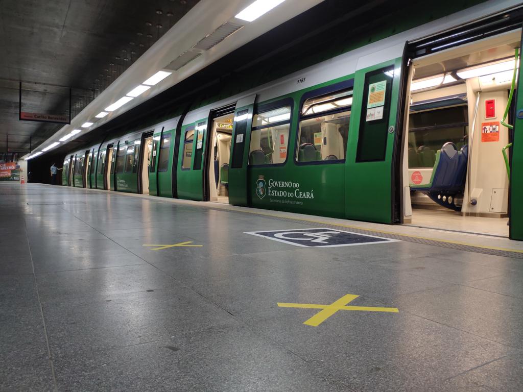 Metrô e VLTs de Fortaleza terão operação especial no feriado de 7 de setembro