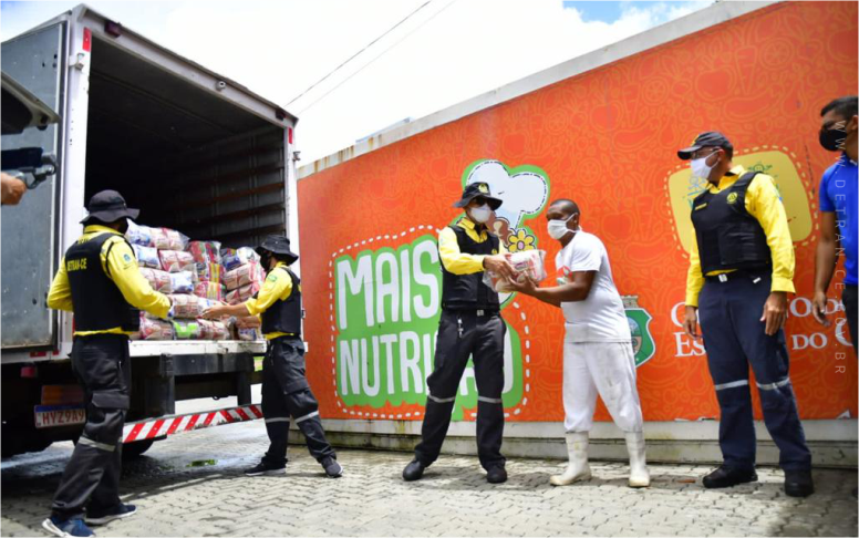 Campanha solidária do Detran repassa 24 toneladas de alimentos ao Mais Nutrição