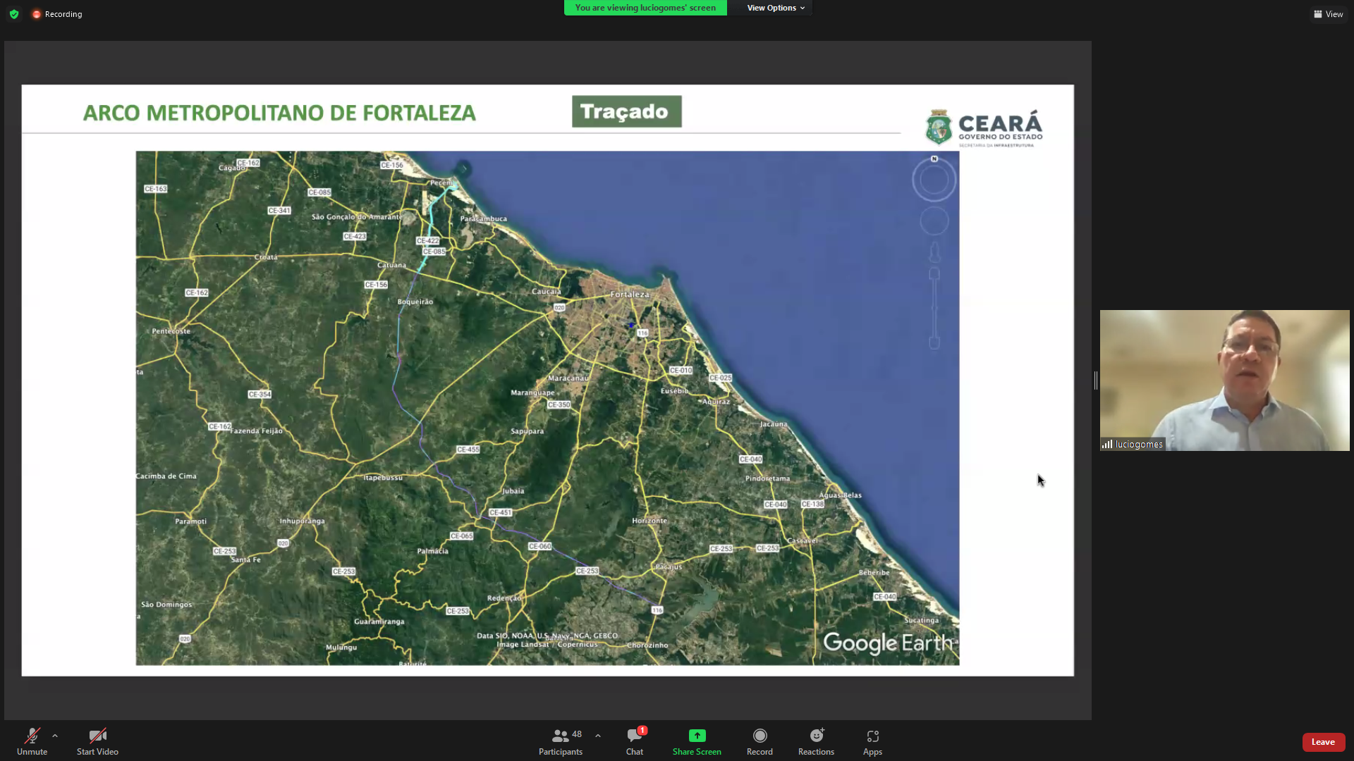 SEINFRA realiza audiência pública e recebe contribuições para o processo de concessão do Arco Rodoviário Metropolitano de Fortaleza