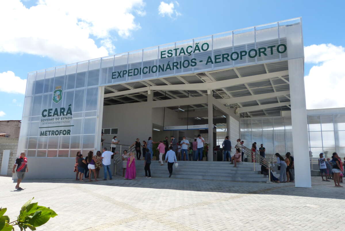 Estação Expedicionários do VLT Parangaba-Mucuripe é inaugurada e amplia integração no transporte público em Fortaleza e Região Metropolitana