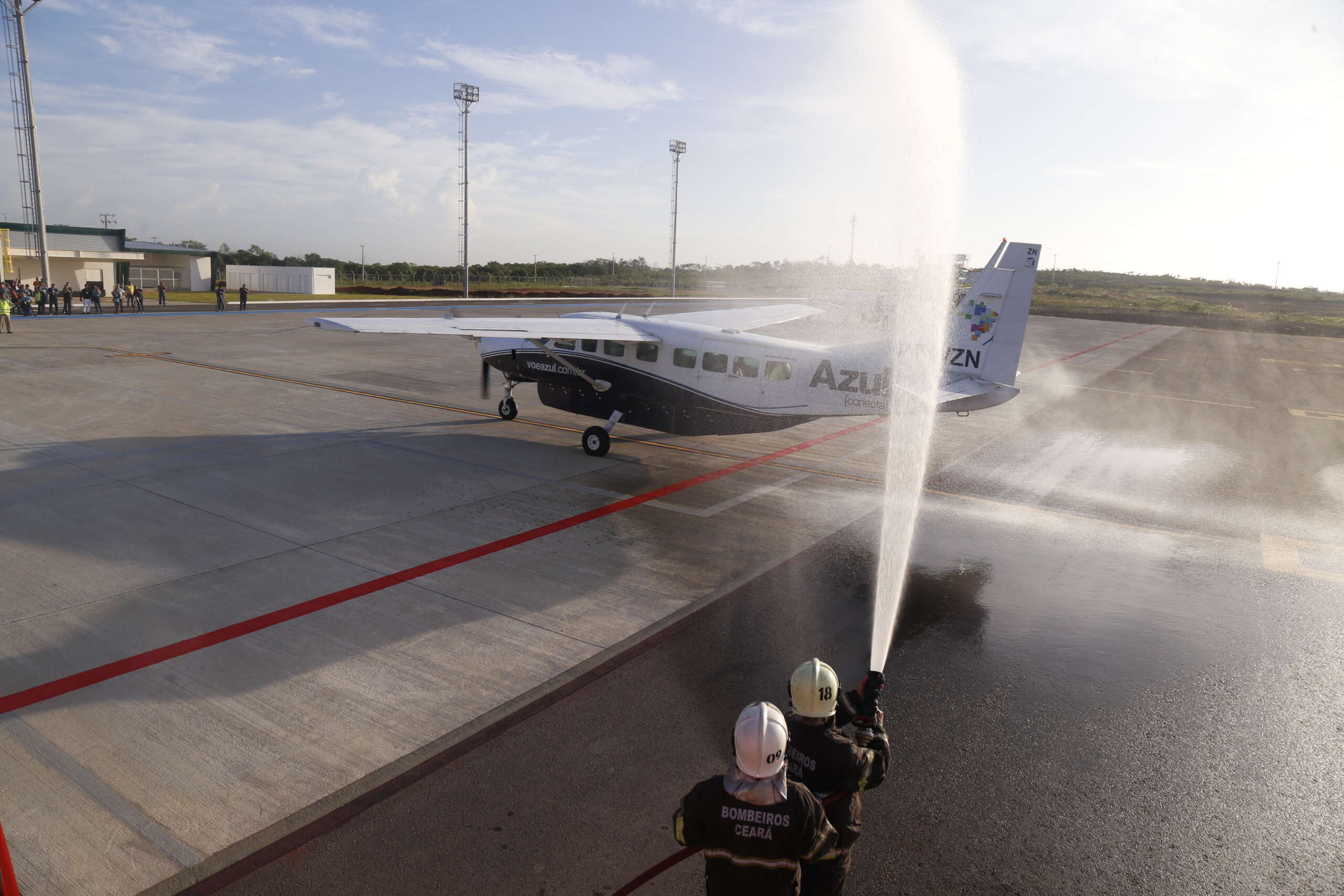 Novo Aeroporto Regional de Sobral recebe primeiro voo comercial