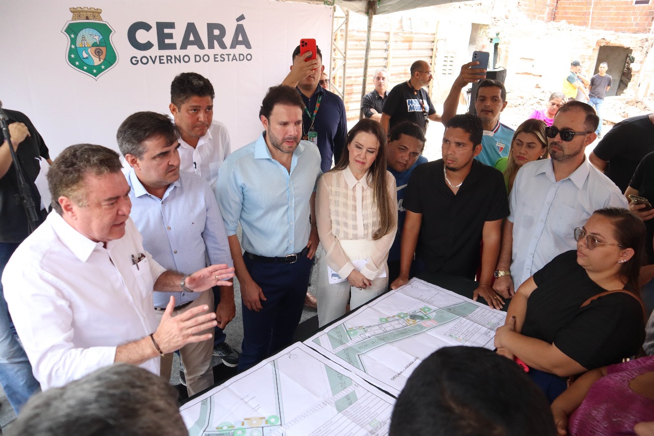 Seinfra inicia construção da passarela do VLT Vicente Linhares, na Comunidade Trilha do Senhor