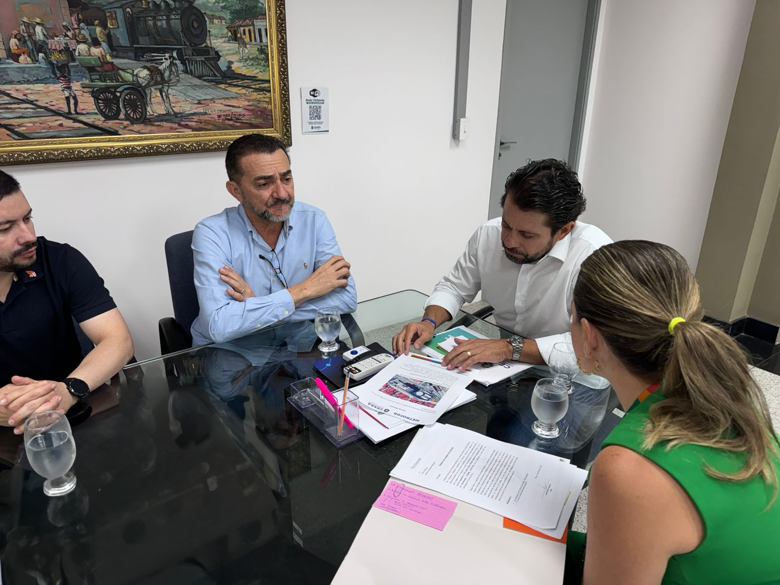 Secretário da Seinfra recebe CEO do Grupo BrisaNet