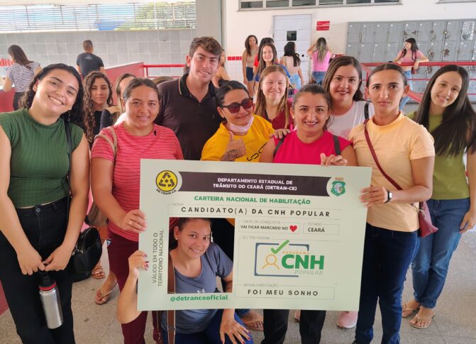 Detran-CE atende candidatos da CNH Popular em mais sete cidades nos dias 19 e 20 de julho