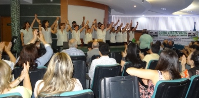 Coral Verdes Vozes faz apresentação na Semana do Servidor da Semace
