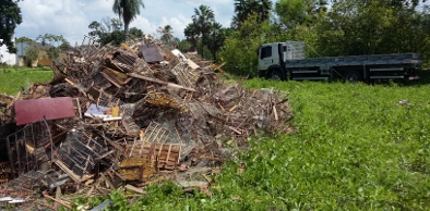 Aproximadamente 1.000 gaiolas utilizadas no tráfico de animais são destruídas