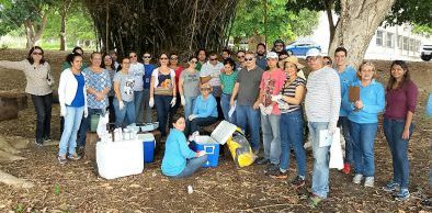 Curso de Coleta de Águas e Sedimentos termina com aula prática