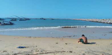 Feriado com poucas praias próprias para banho na capital