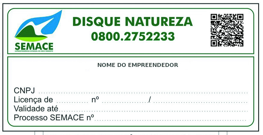 Semace inclui QR-code nas placas de licenciamento