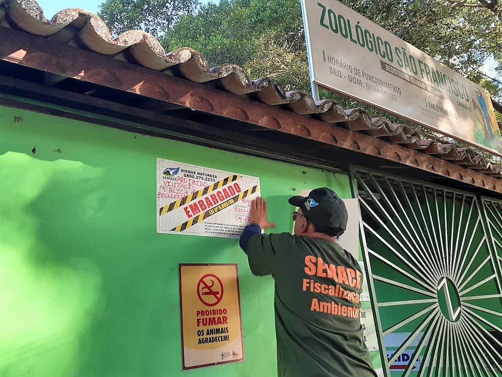 Falta de licença embarga visitas ao zoológico de Canindé