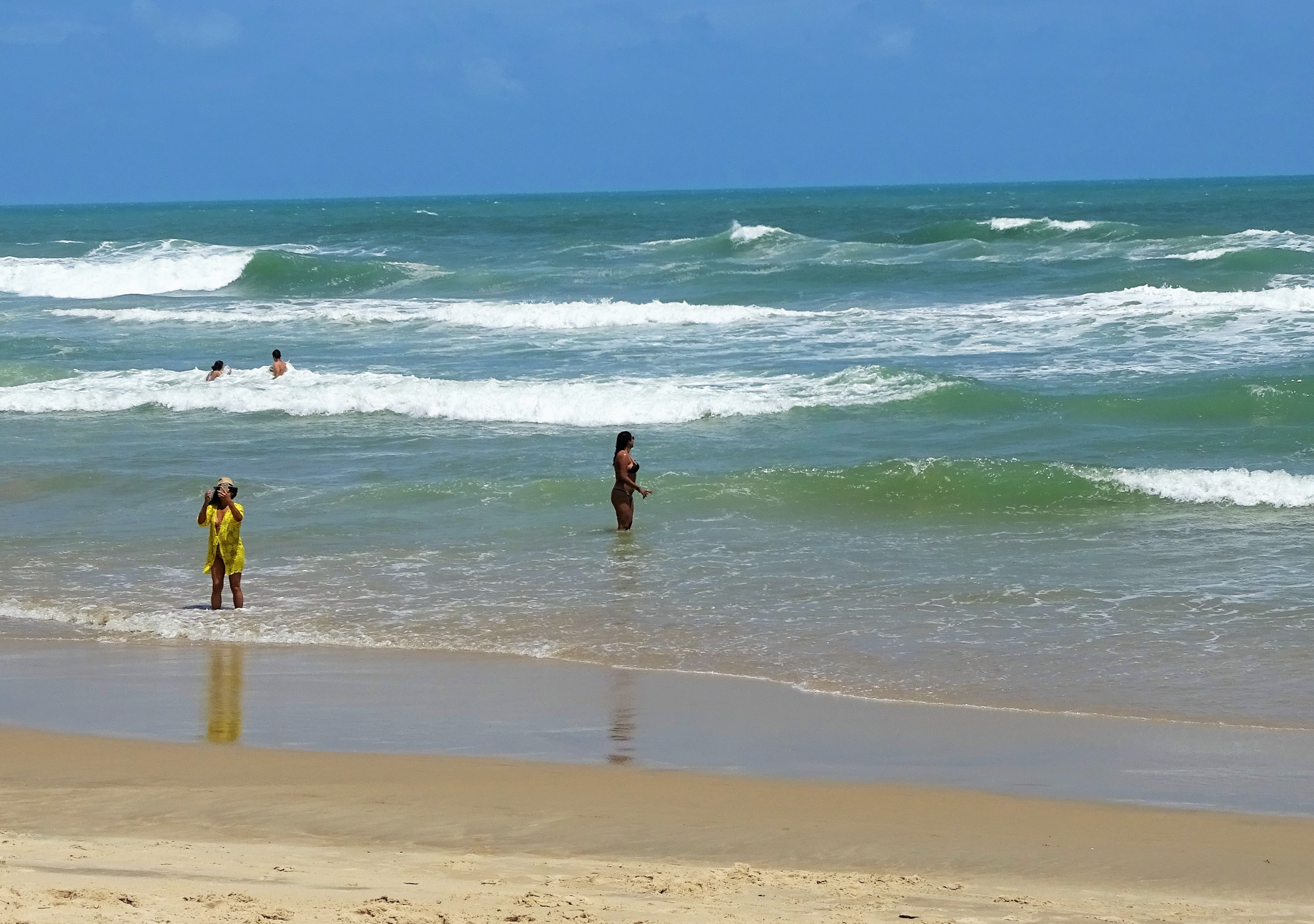 Praias da zona leste estão boas para banho de mar