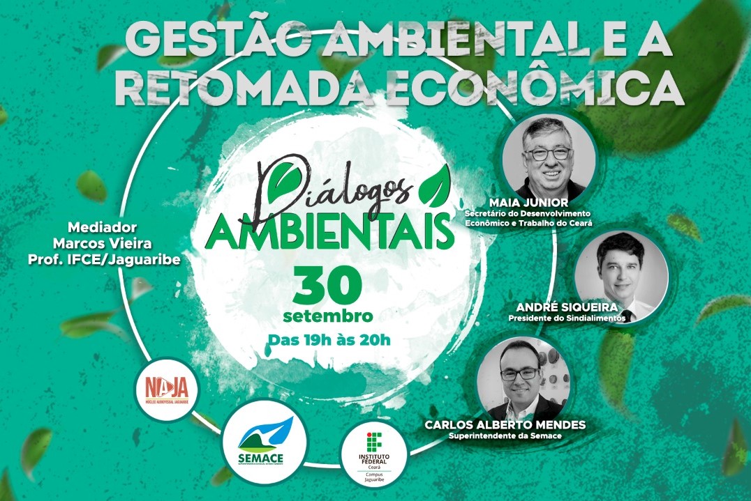 Diálogos Ambientais discutirão retomada econômica