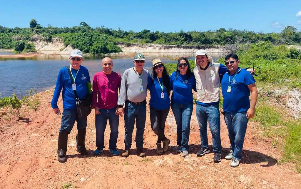 Equipe técnica da Semace fez vistoria no terreno da Refinaria de Petróleo de Pecém