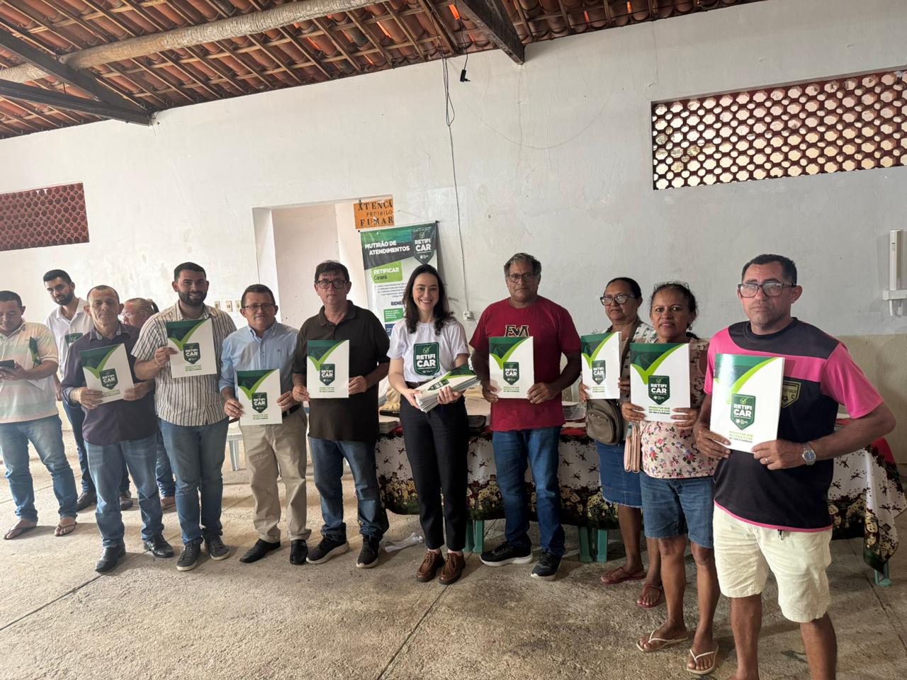 Semace participa da entrega de 310 Cadastros Ambientais Rurais validados em Chorozinho