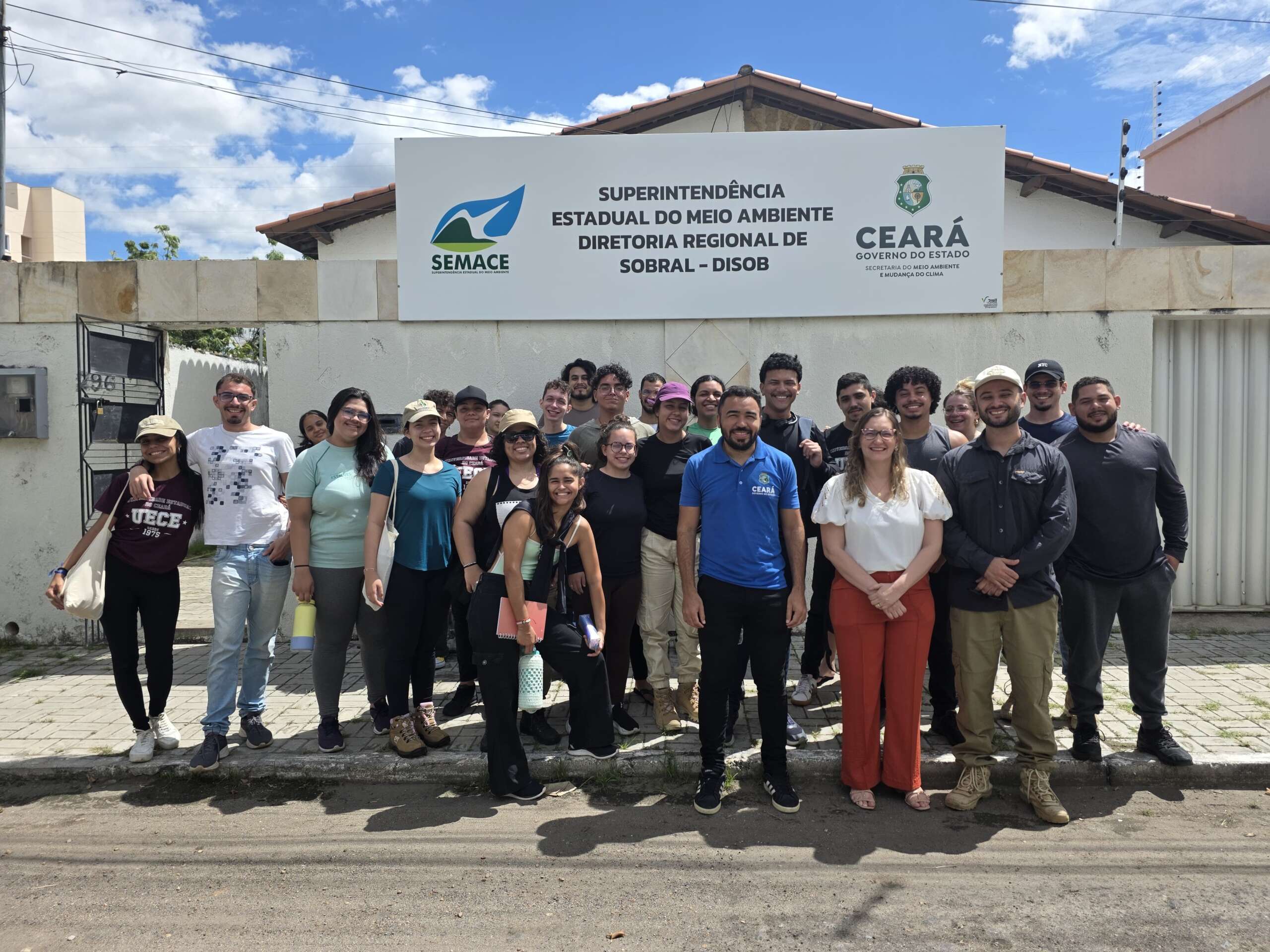 Em Sobral, Semace recebe estudantes da UECE para vivência técnica e troca de conhecimentos