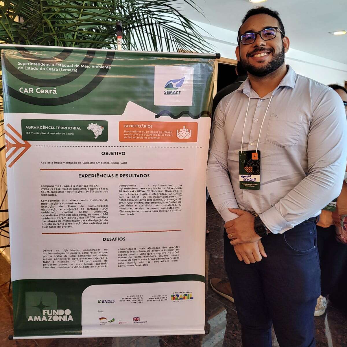 Semace participa de evento em comemoração aos 17 anos do Fundo Amazônia, em Manaus