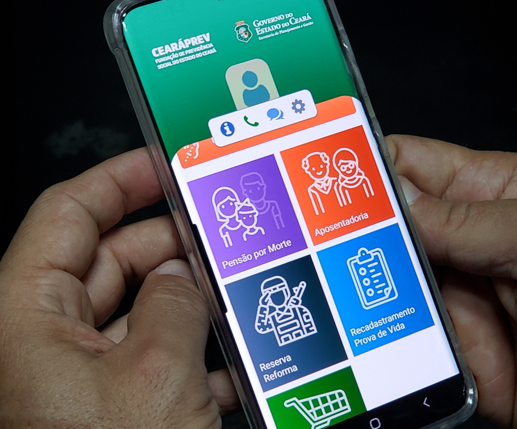 CearáPrev disponibiliza APP para recadastramento e prova de vida 