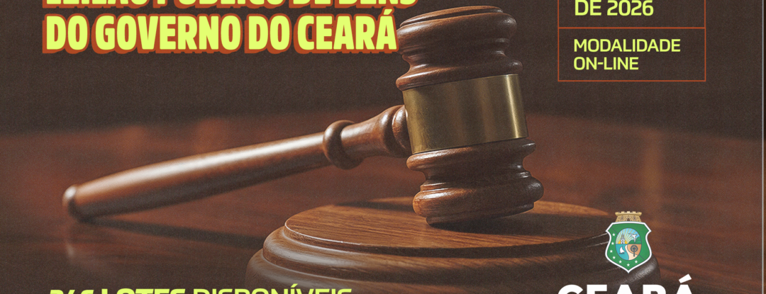 Seplag-CE realiza novo leilão de bens e veículos com 346 lotes disponíveis