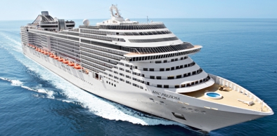 Setur recepciona passageiros do navio MSC Preziosa nesta terça-feira