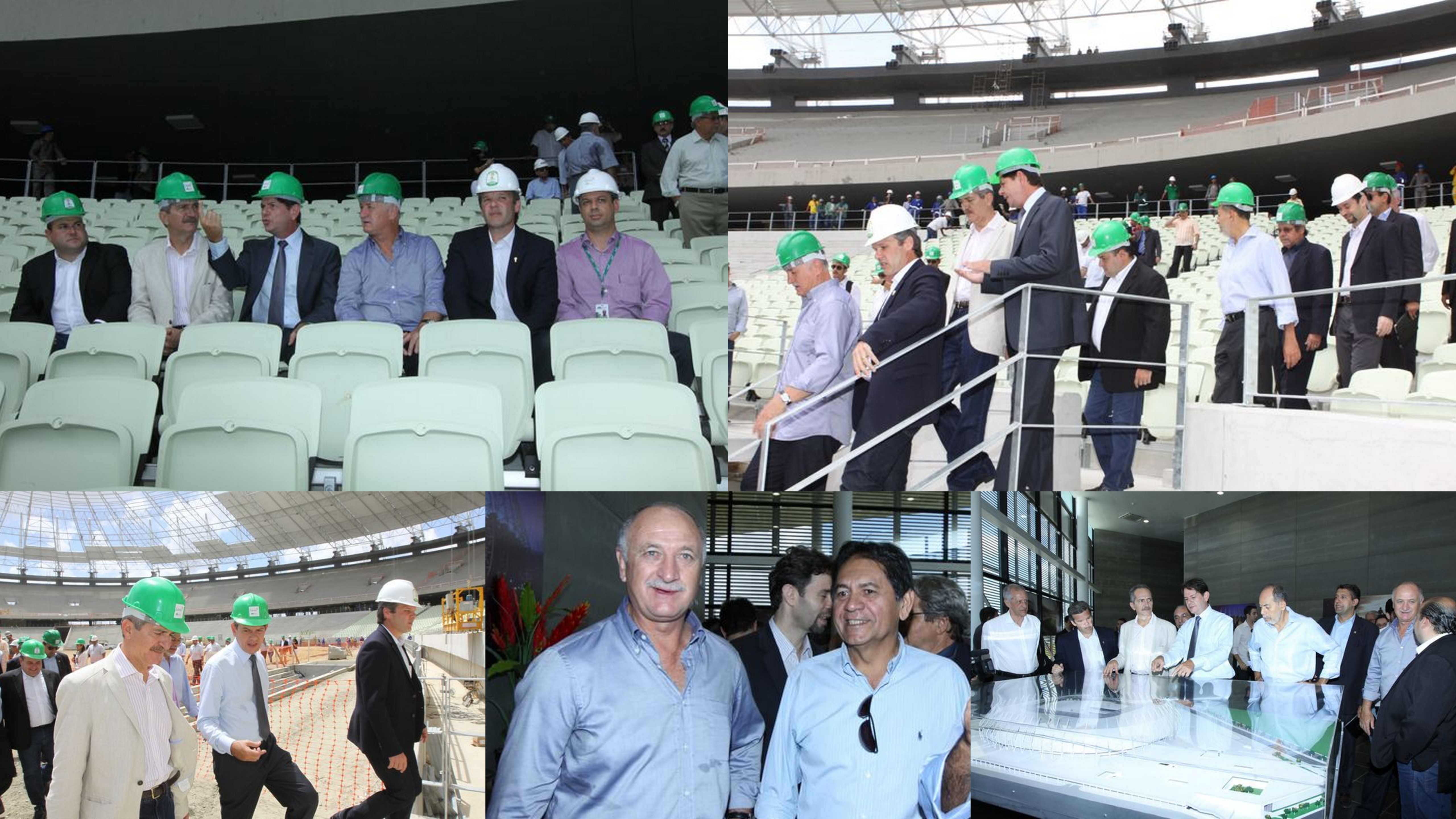 Ministro dos Esportes visita Arena Castelão
