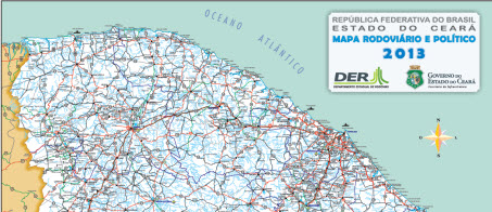 Mapa Rodoviário 2013