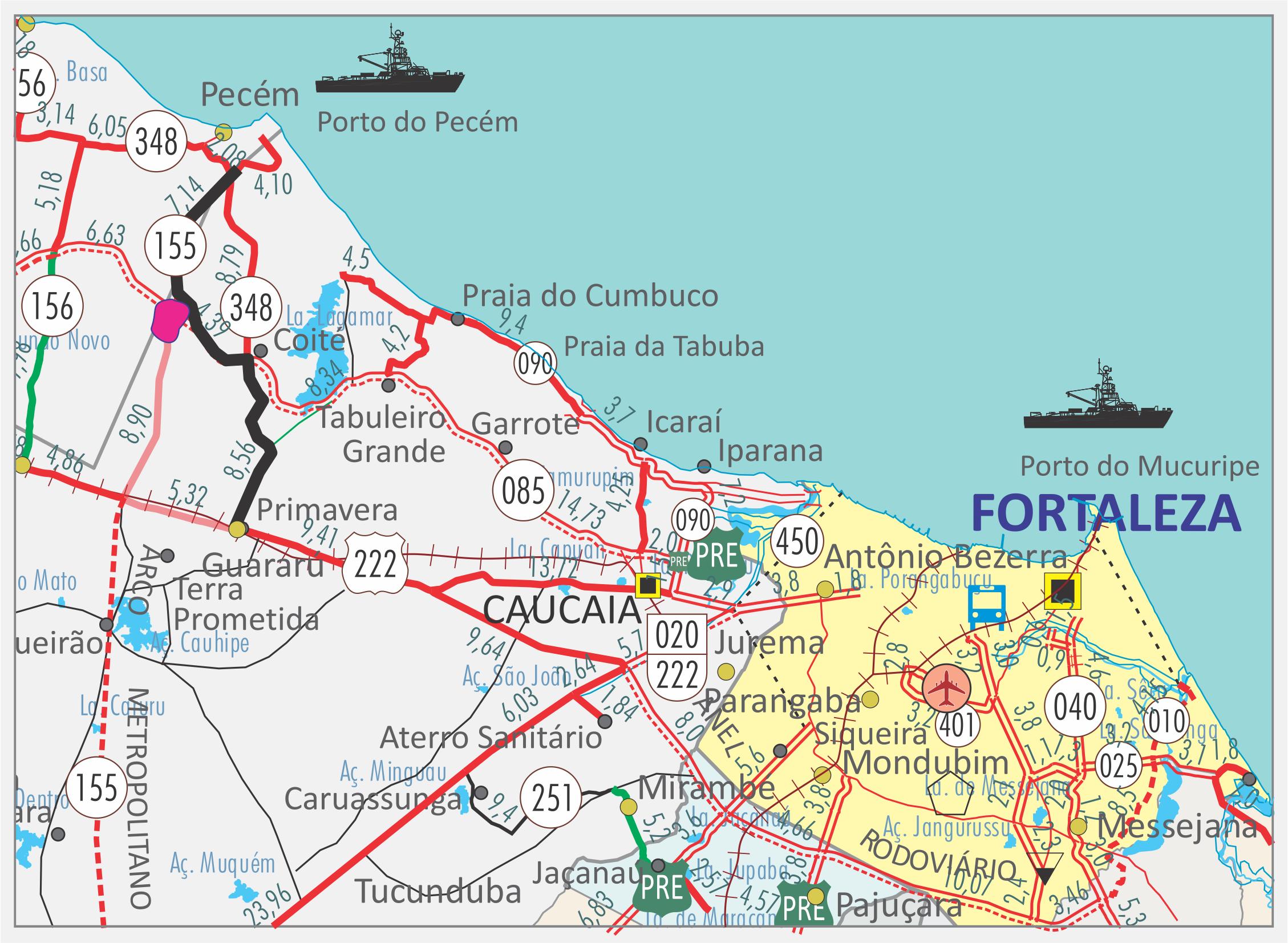 NOTA: Interdição da CE-155 neste final de semana