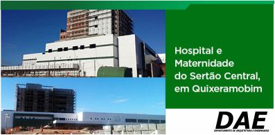 Hospital e Maternidade do Sertão Central tem obra em fase de conclusão