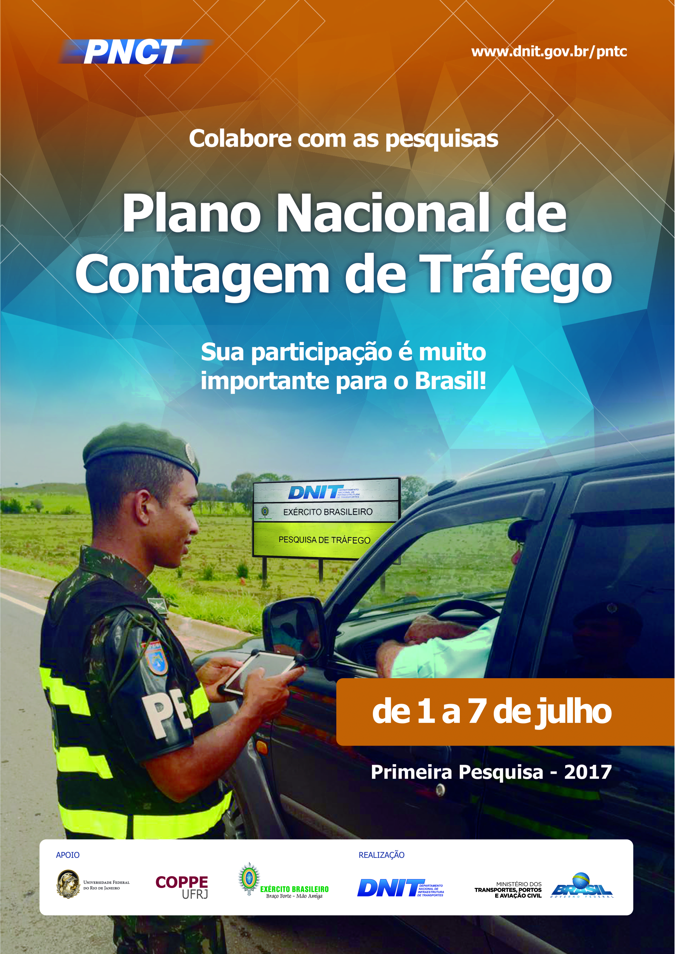 Pesquisa Origem e Destino será realizada em rodovias estaduais