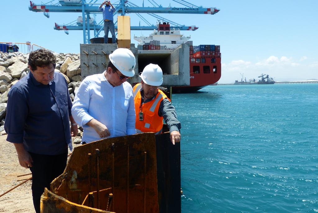 Obras de infraestrutura do Porto do Pecém avançam
