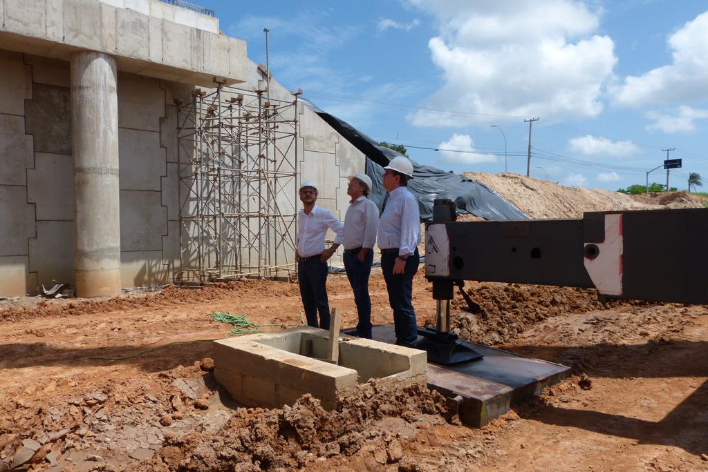 4º Anel Viário – Avança construção de viadutos sobre a CE-040