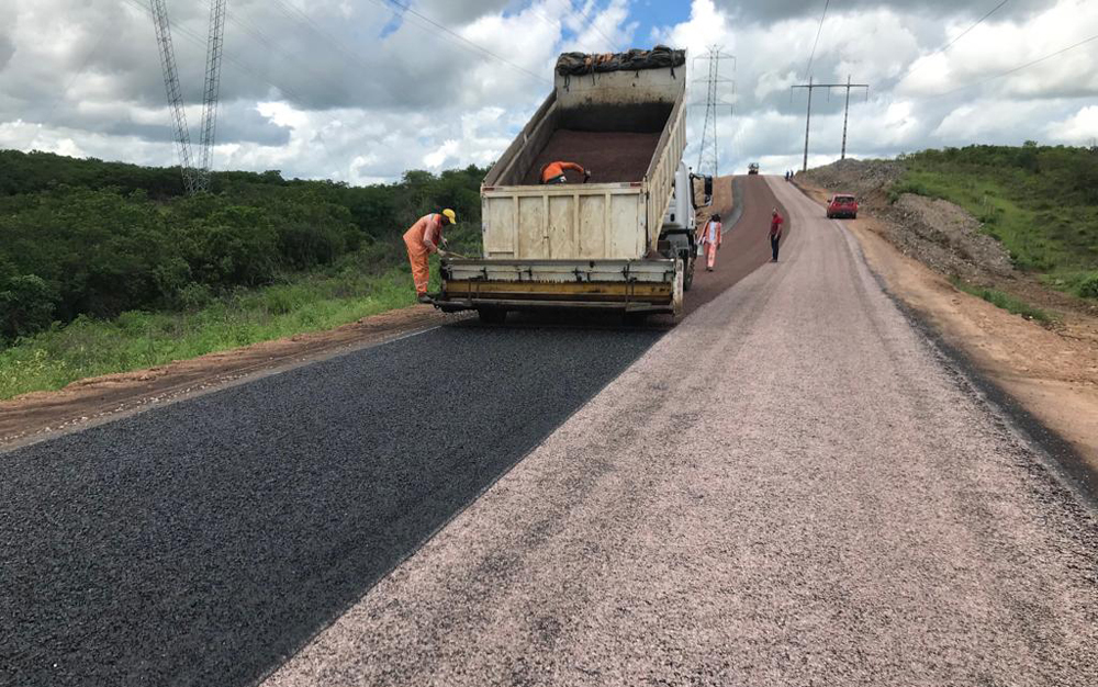 DER trabalha na implantação de rodovia no Centro-Sul