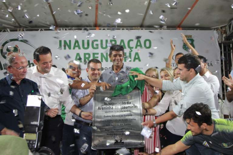 Areninha: Ipaumirim tem o 52° equipamento inaugurado pelo Governo do Ceará
