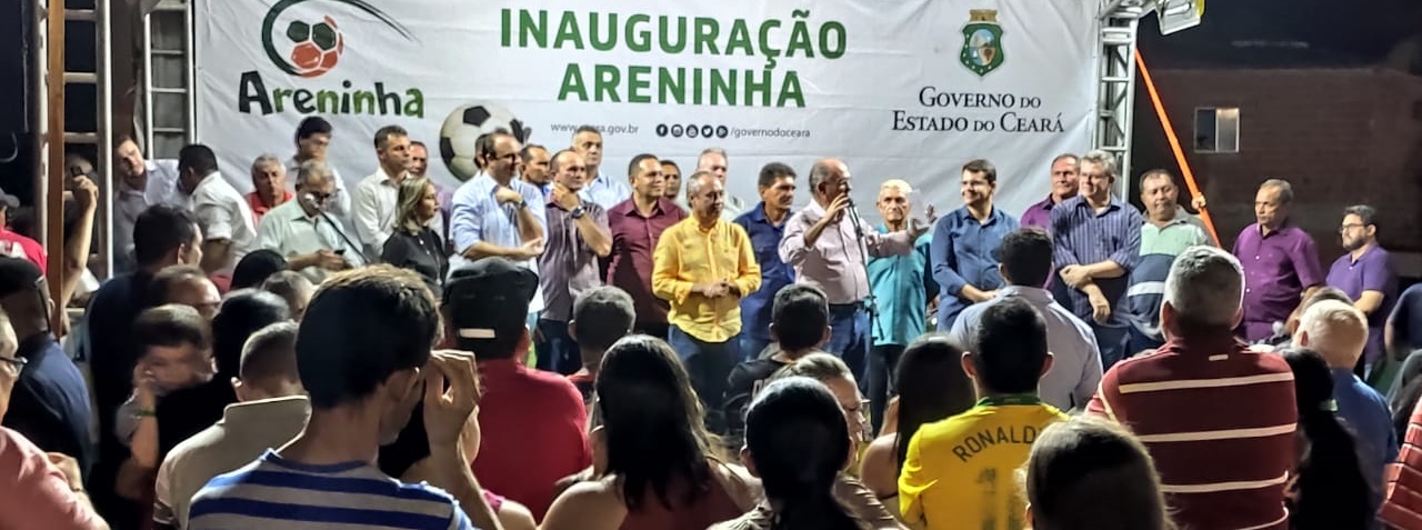 80ª areninha é entregue pelo Governo do Ceará em Mucambo