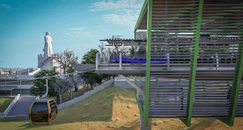Obras do Teleférico de Juazeiro continuam, respeitando medidas contra Coronavírus