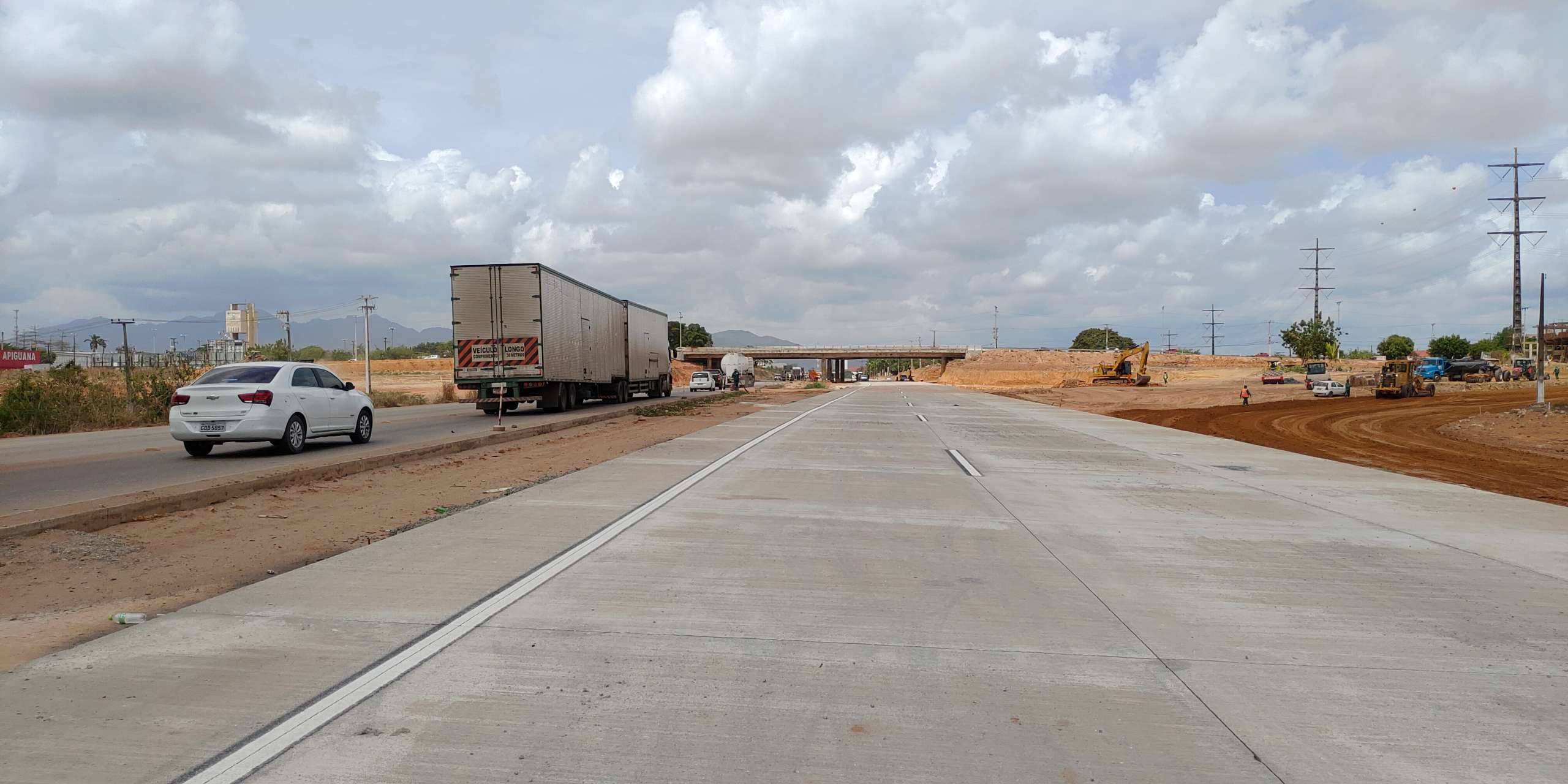 Trecho do Anel Viário tem segunda pista liberada para tráfego nesta sexta-feira