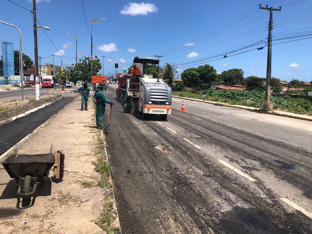 Trecho da Av. Osório de Paiva passa por recuperação