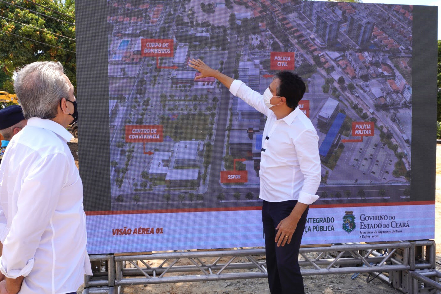 Governo do Ceará inicia obra do Centro Integrado de Segurança Pública, em Fortaleza