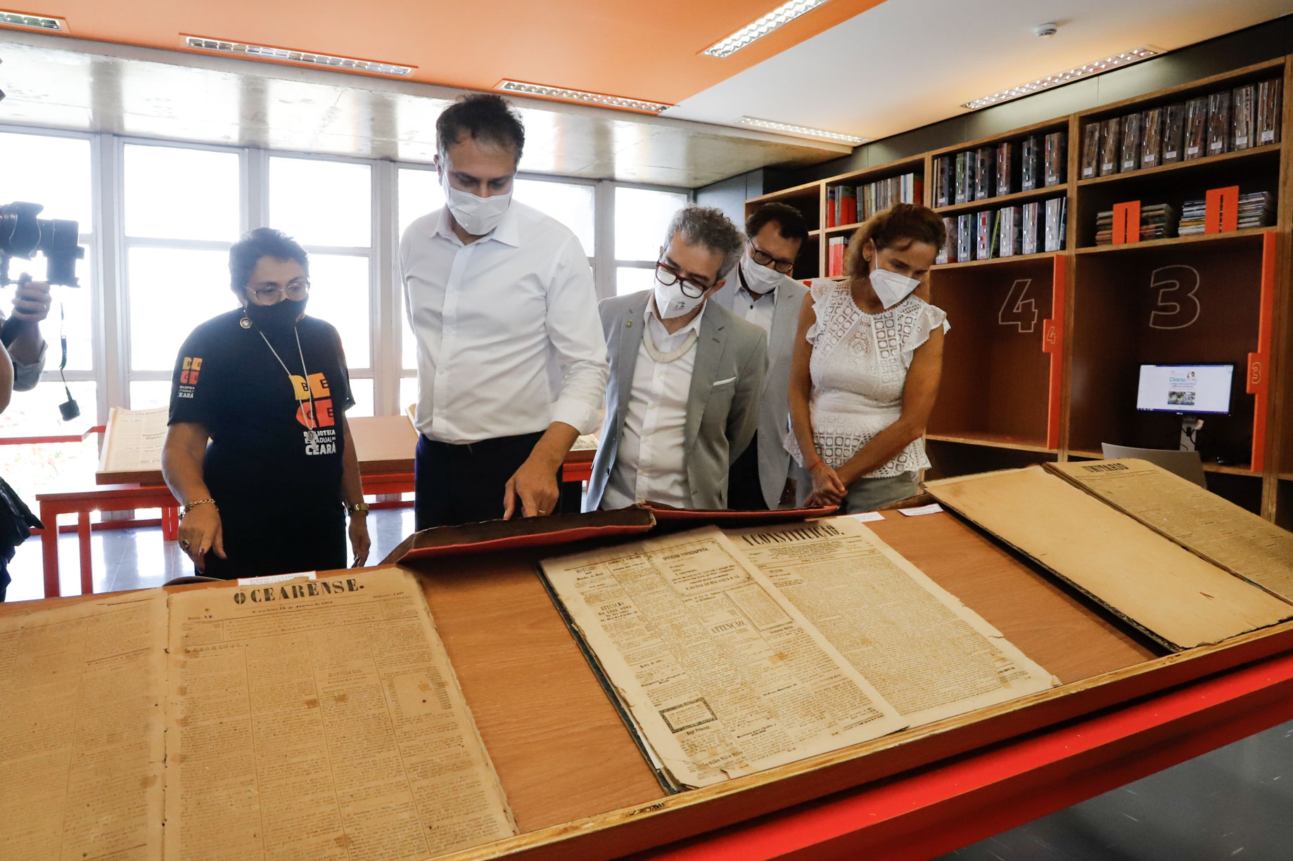 Biblioteca Pública Estadual do Ceará é reinaugurada com novos espaços e mais de 100 mil títulos disponíveis