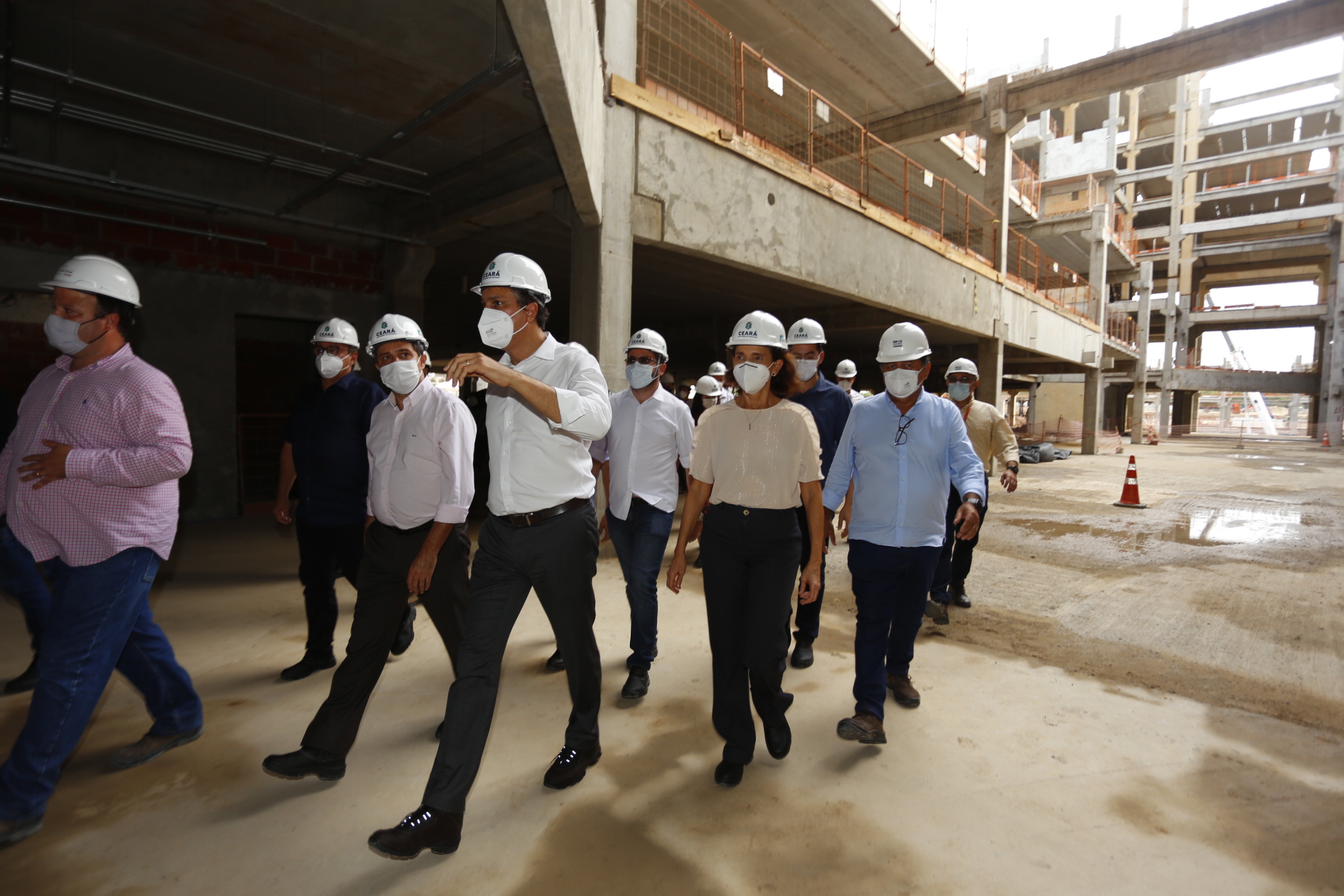 Com um ano de obras, Hospital Universitário do Ceará alcança 42% de construção concluída