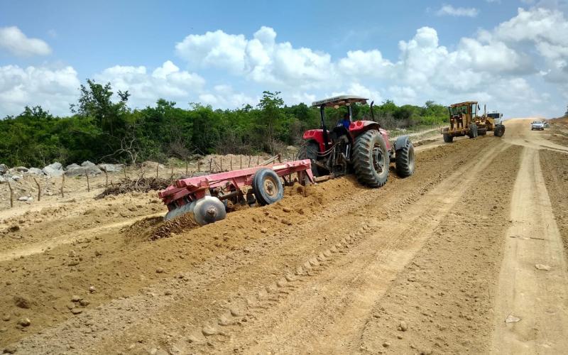 Novo trecho em pavimentação vai ligar a CE-085 ao município de Itapipoca