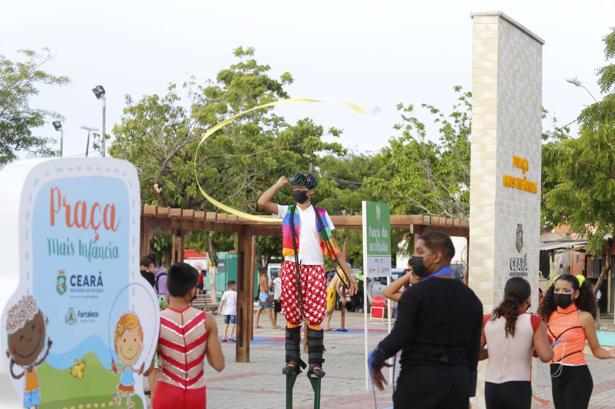 Praça Mais Infância do Polo de Lazer Tancredo Neves oferece diversão e saúde