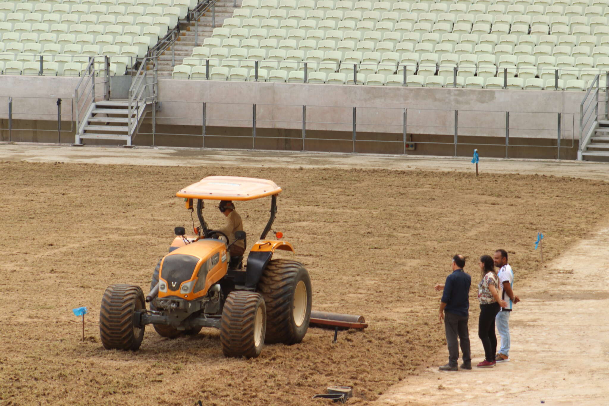 Arena Castelão está com nova grama plantada