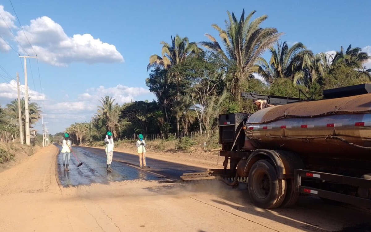 Obra de pavimentação da CE-253, em Ibiapina, passa da metade da execução